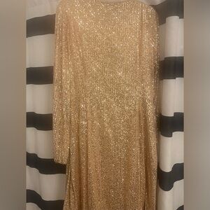 Gold Sequence Dress